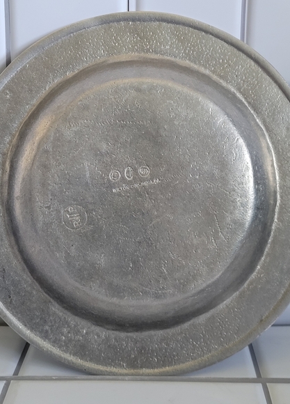 WILTON COLUMBIA PA  ABC 123  Circular Silver Serving Decorative Bowl  9inD - Picture 4 of 7